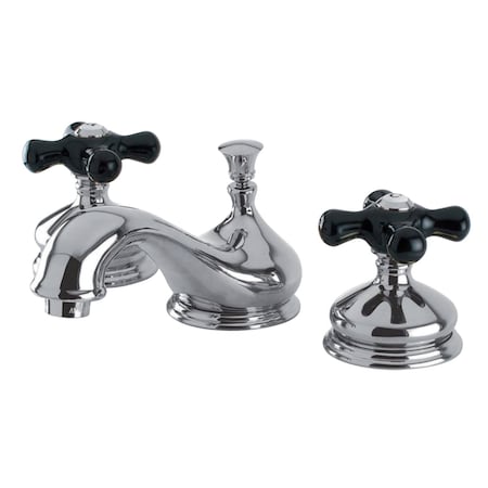 Kingston Brass KS1161PKX Duchess Widespread Bathroom Faucet W/ Brass Pop-Up, Chrome KS1161PKX